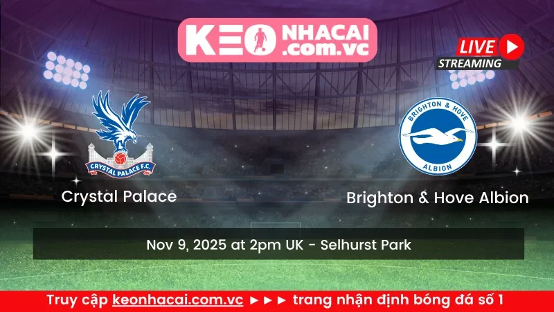 Crystal Palace vs Brighton & Hove Albion